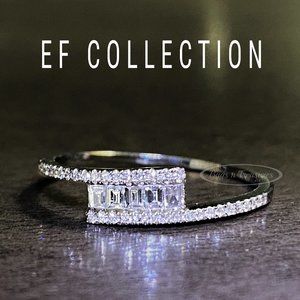 EF COLLECTION 14KT White Gold Diamond  Ring - Like New